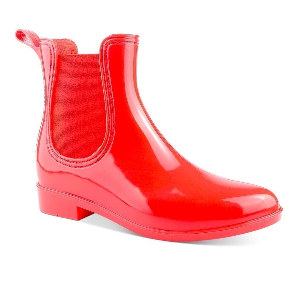 INC Raelynn Red Rain Boots